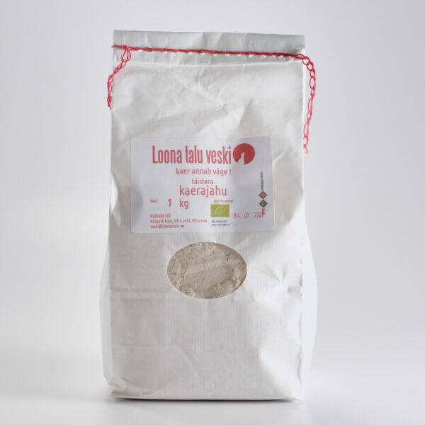 Kaerajahu täistera 1kg Loona talu